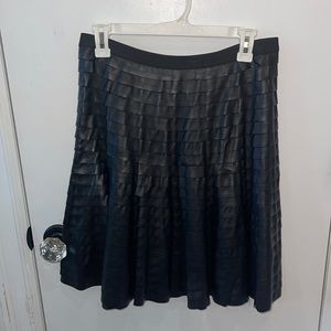 Black frill skirt